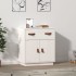 Aparador de madera maciza de pino blanco 65,5x40x75