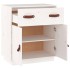 Aparador de madera maciza de pino blanco 65,5x40x75
