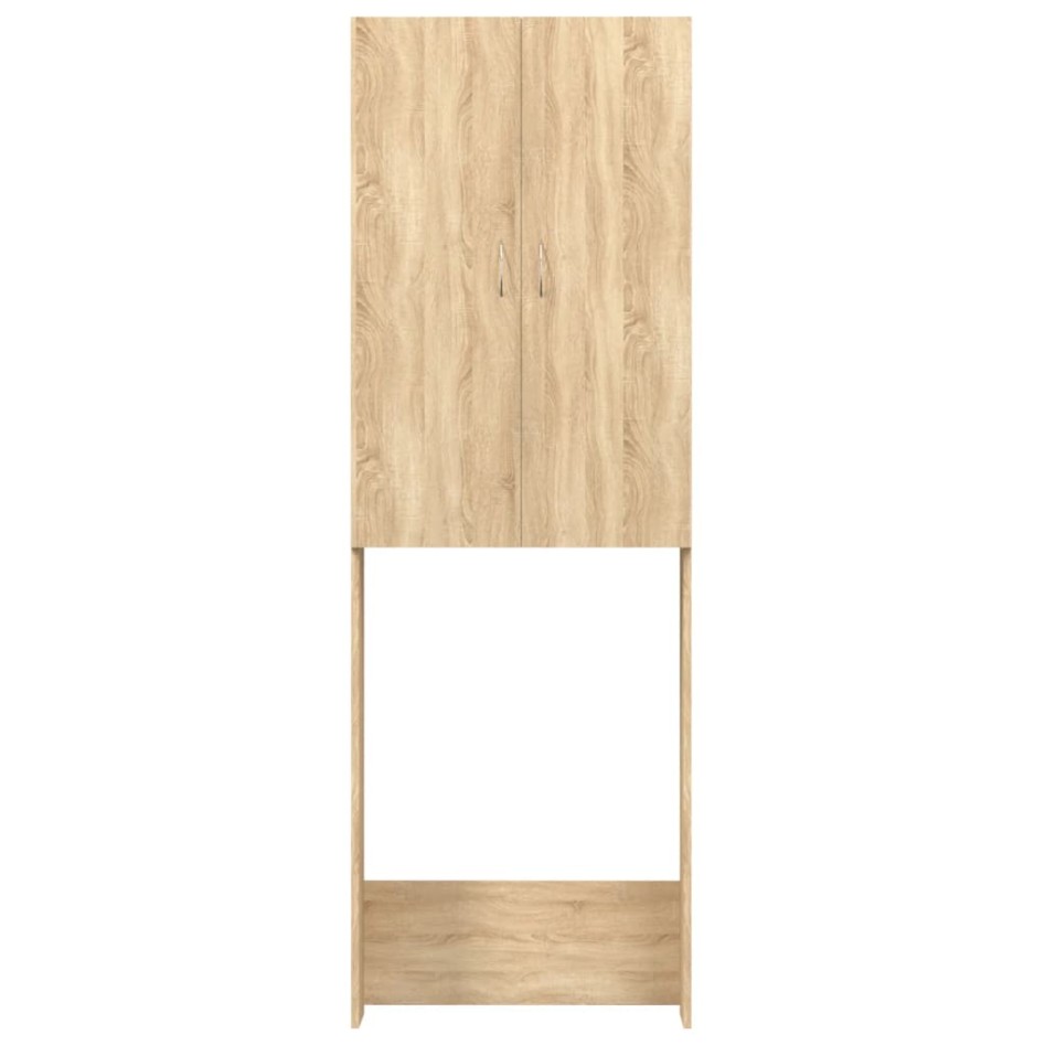 Armario de lavadora color roble Sonoma 64x25,5x190