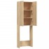 Armario de lavadora color roble Sonoma 64x25,5x190