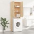 Armario de lavadora color roble Sonoma 64x25,5x190