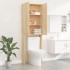 Armario de lavadora color roble Sonoma 64x25,5x190