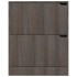 Zapatero de 2 puertas madera ingeniería roble gris 59x24x74
