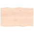 Tablero de mesa madera maciza borde natural 100x60x(2-4)