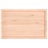 Tablero de mesa madera maciza borde natural 100x60x(2-4)
