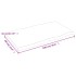 Tablero de mesa madera maciza borde natural 100x60x(2-4)