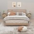 Mesitas de noche de pared 2 uds color roble Sonoma 50x36x40