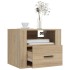 Mesitas de noche de pared 2 uds color roble Sonoma 50x36x40