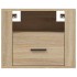 Mesitas de noche de pared 2 uds color roble Sonoma 50x36x40