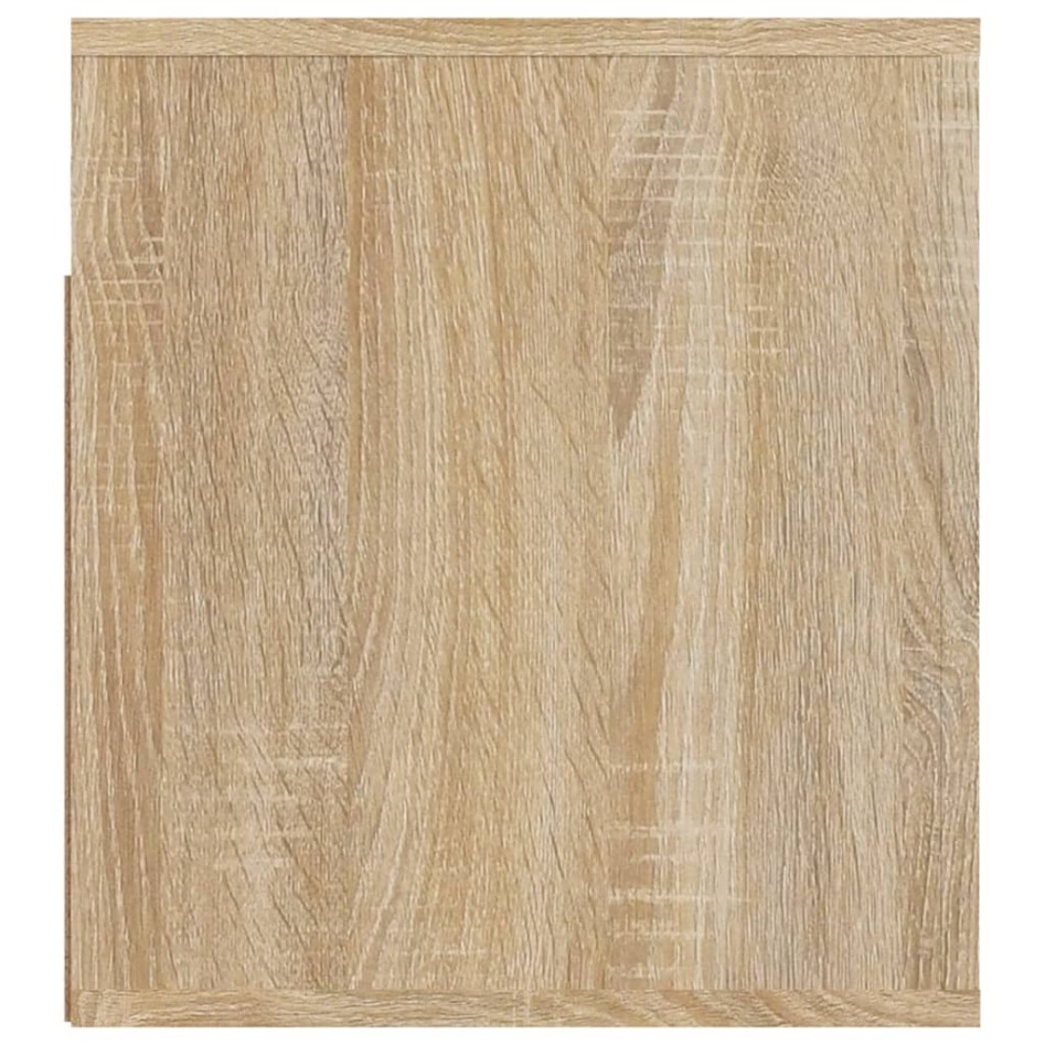 Mesitas de noche de pared 2 uds color roble Sonoma 50x36x40