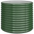 Jardinera de acero con recubrimiento en polvo verde 80x80x68