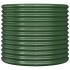 Jardinera de acero con recubrimiento en polvo verde 80x80x68