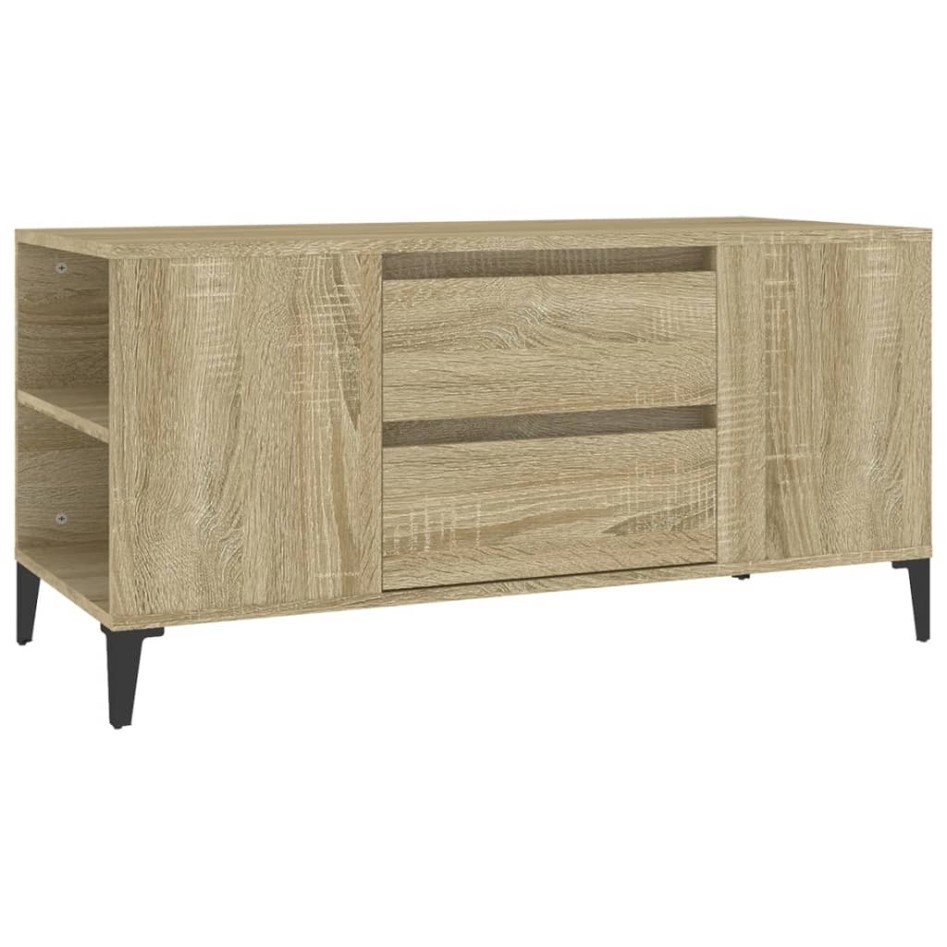 Mueble para TV madera contrachapada roble Sonoma 102x44,5x50