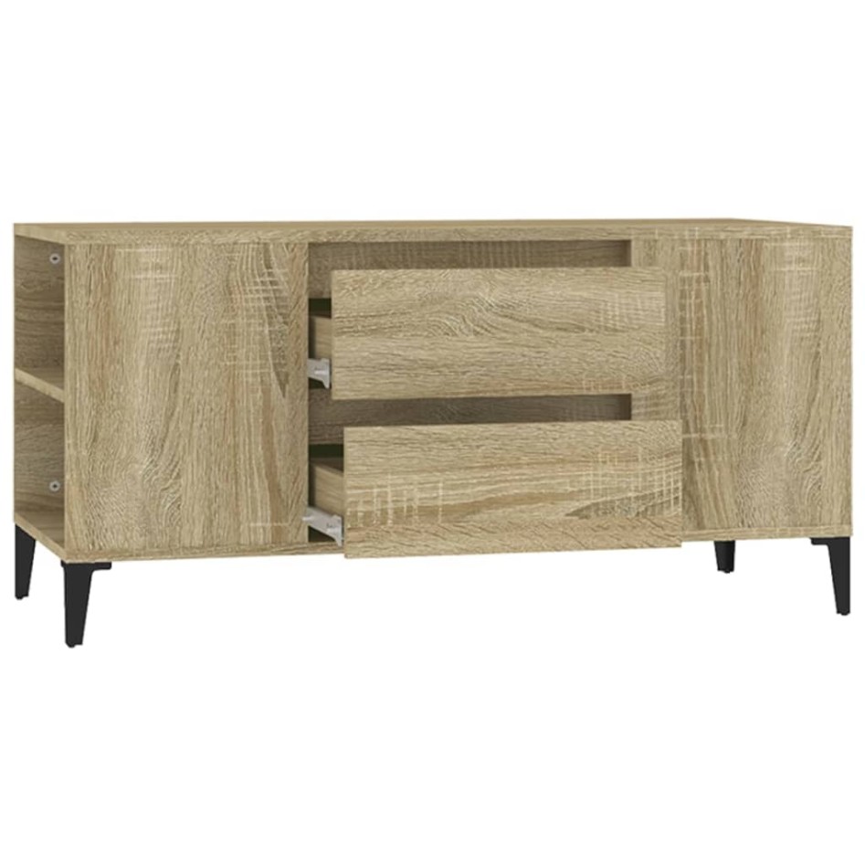 Mueble para TV madera contrachapada roble Sonoma 102x44,5x50