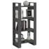 Estantería/divisor de espacios madera maciza gris 60x35x125