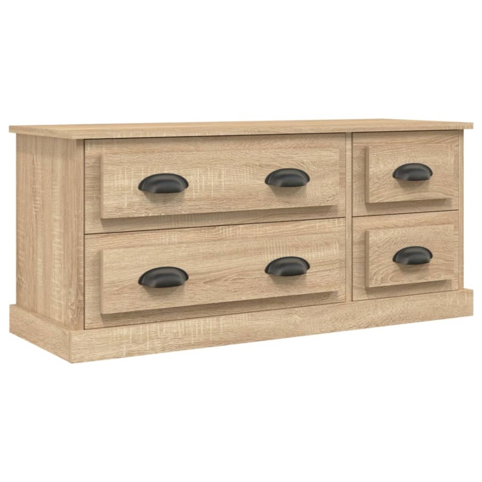 Mueble para TV madera contrachapada roble Sonoma 100x35,5x45
