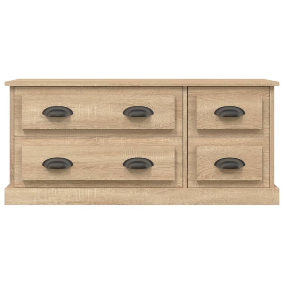 Mueble para TV madera contrachapada roble Sonoma 100x35,5x45