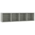 Estantería/mueble para TV gris hormigón 143x30x36
