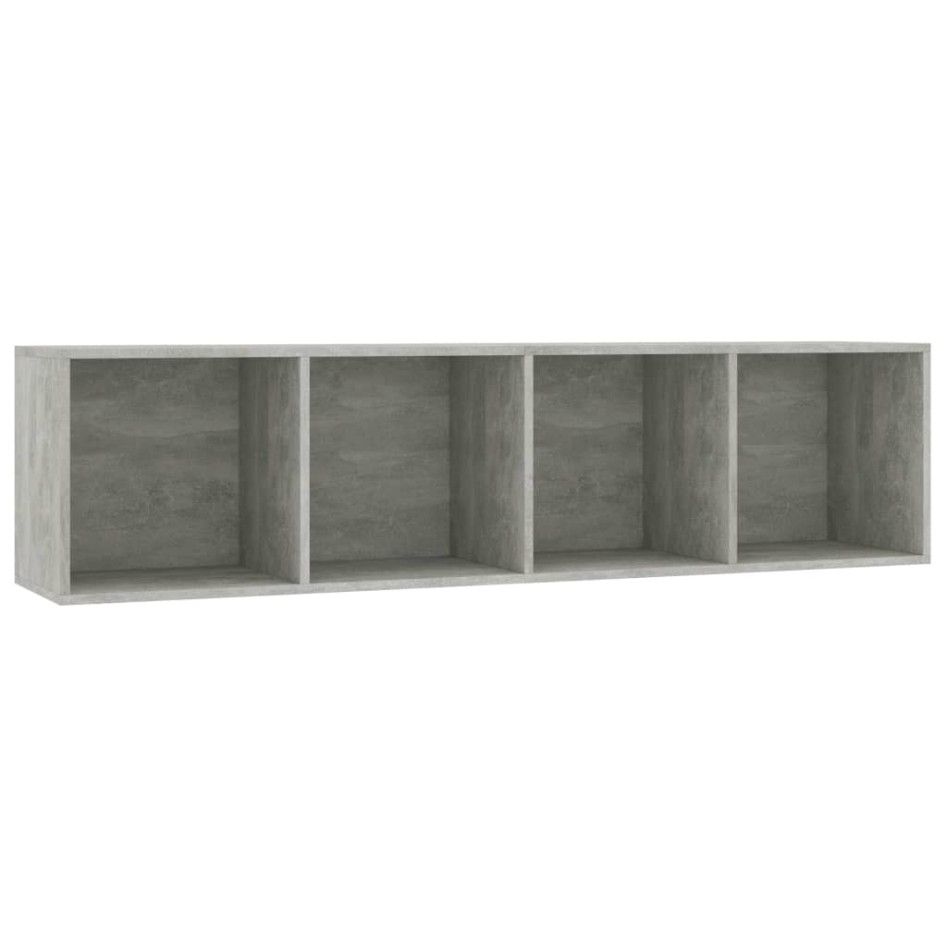 Estantería/mueble para TV gris hormigón 143x30x36