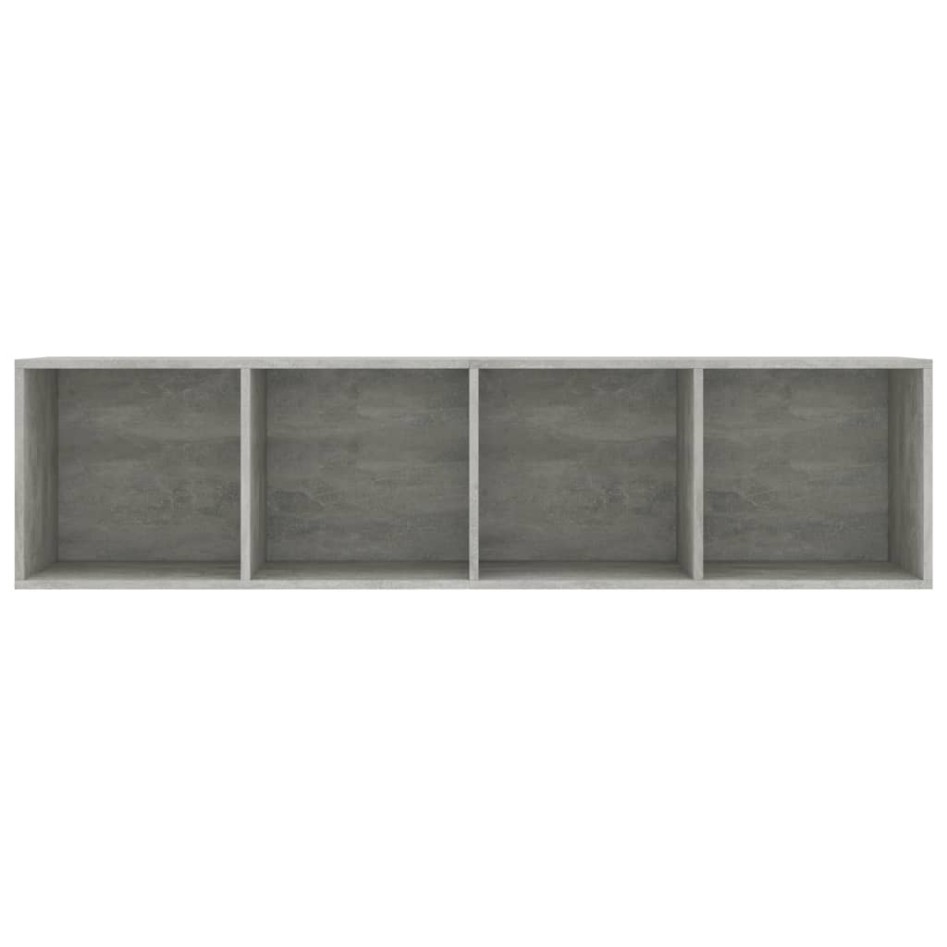 Estantería/mueble para TV gris hormigón 143x30x36