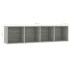 Estantería/mueble para TV gris hormigón 143x30x36