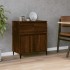 Aparador madera contrachapada marrón roble 60x35x70