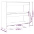 Estantería/divisor de espacios color roble Sonoma 80x30x72