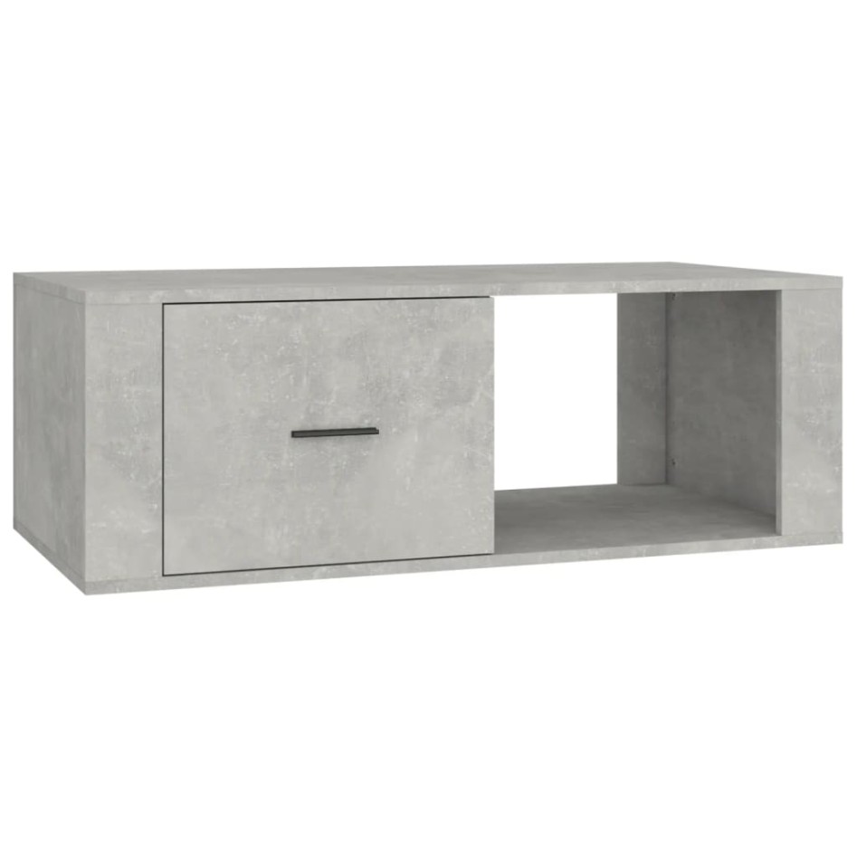 Mesa de centro madera contrachapada gris hormigón