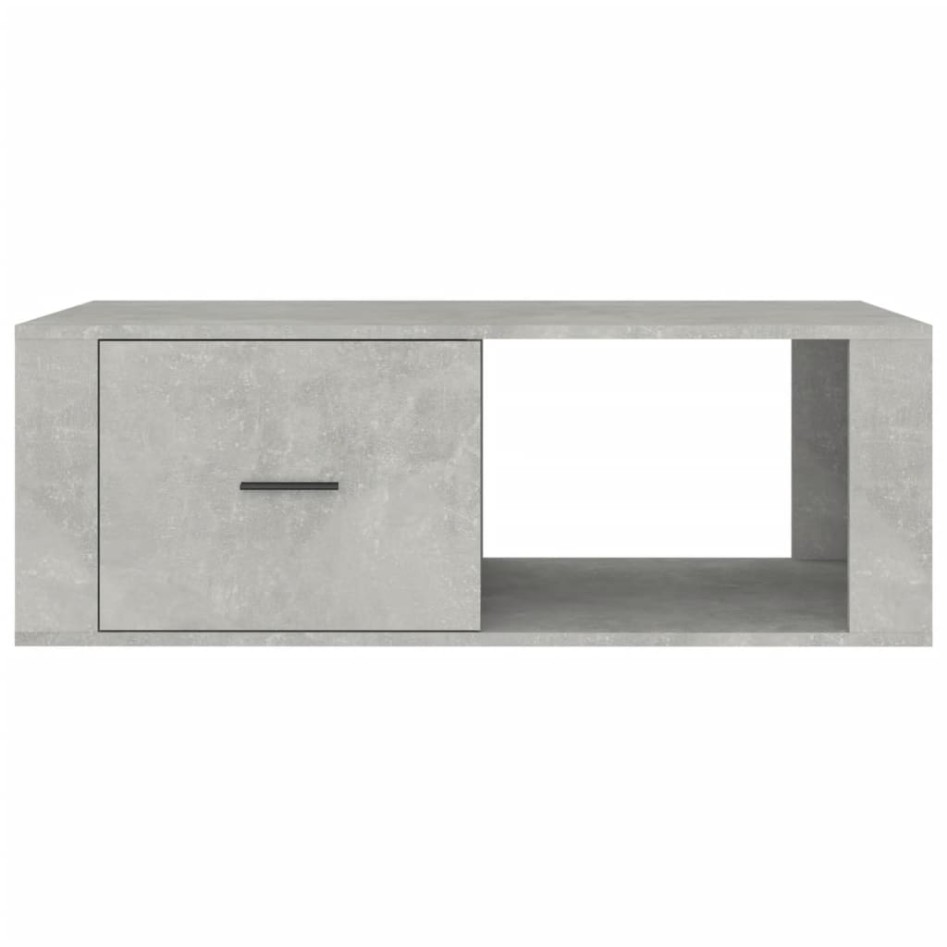 Mesa de centro madera contrachapada gris hormigón