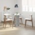 Mesa de bistró madera contrachapada gris Sonoma 60x60x75