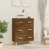 Aparador madera contrachapada color roble ahumado 70x34x90