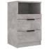 Mesita de noche madera contrachapada gris