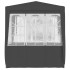 Carpa profesional para fiestas con paredes gris 90 g/m² 2x2