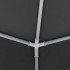 Carpa profesional para fiestas con paredes gris 90 g/m² 2x2