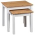 Mesas apilables 2 uds madera maciza pino Panama Range