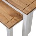Mesas apilables 2 uds madera maciza pino Panama Range