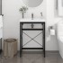 Estructura de lavabo de hierro negro 59x38x83
