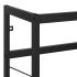 Estructura de lavabo de hierro negro 59x38x83
