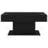 Mesa de centro madera contrachapada negro 96x50x45