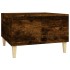 Mesa de centro madera contrachapada roble ahumado 55x55x36,5
