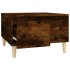 Mesa de centro madera contrachapada roble ahumado 55x55x36,5
