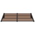 Marquesina de puerta policarbonato negro 152,5x90