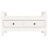 Banco de recibidor madera maciza de pino blanco 80x40x43