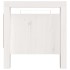 Banco de recibidor madera maciza de pino blanco 80x40x43
