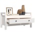 Banco de recibidor madera maciza de pino blanco 80x40x43