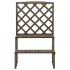 Soporte de plantas y enrejado madera de abeto gris 70x42x115