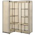 Armario de esquina color crema 130x87x169