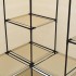 Armario de esquina color crema 130x87x169