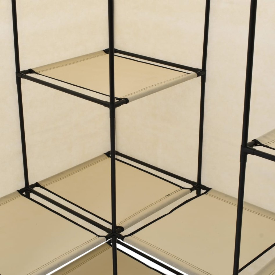 Armario de esquina color crema 130x87x169