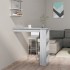 Mesa de bar de pared madera contrachapada gris